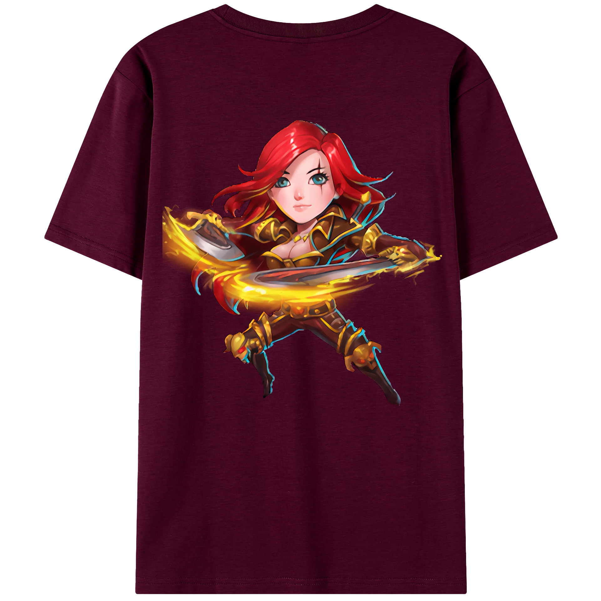 リーグ・オブ・レジェンド League of Legends LOL レディース半袖Tシャツ(バックプリント)